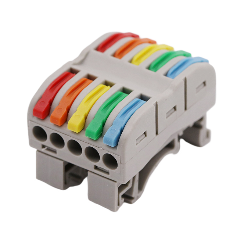 5 In 5 Out PC DIN Rail Terminal Quick Connector